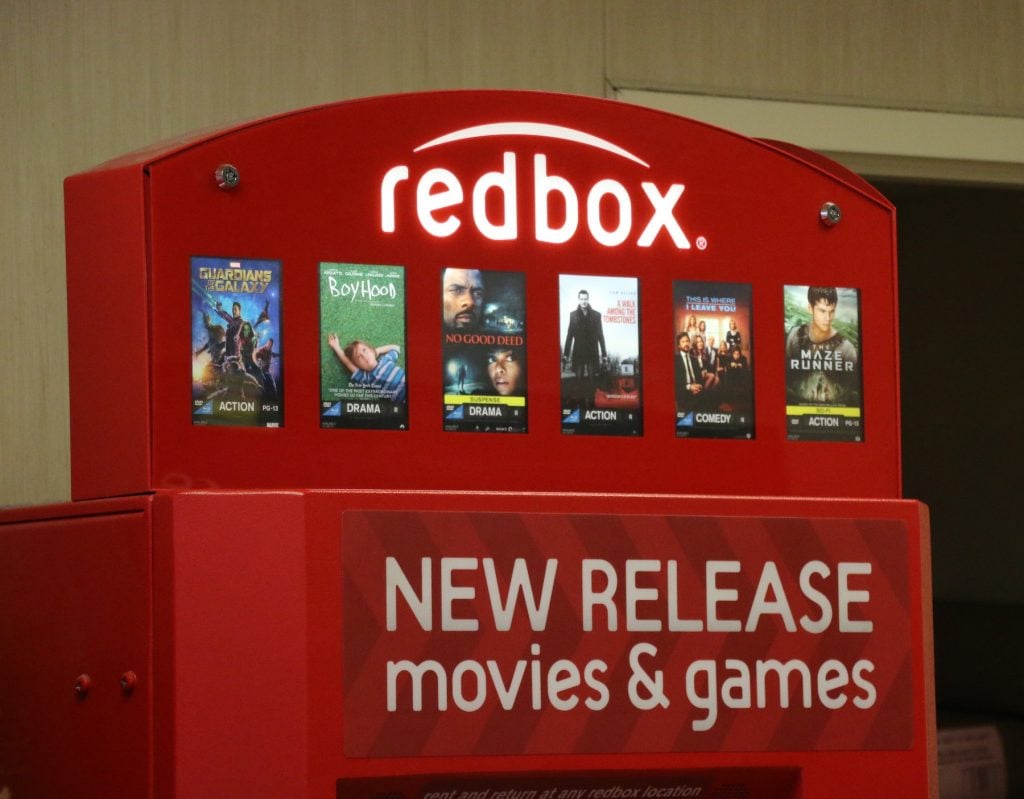 Redbox movie rentals in Simi Valley, California. (Image courtesy Getty Images.)