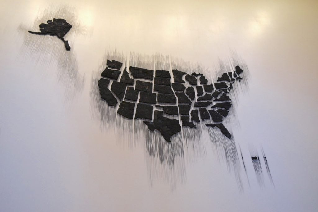 Detail of Teresita Fernández, Fire (United States of the Americas)