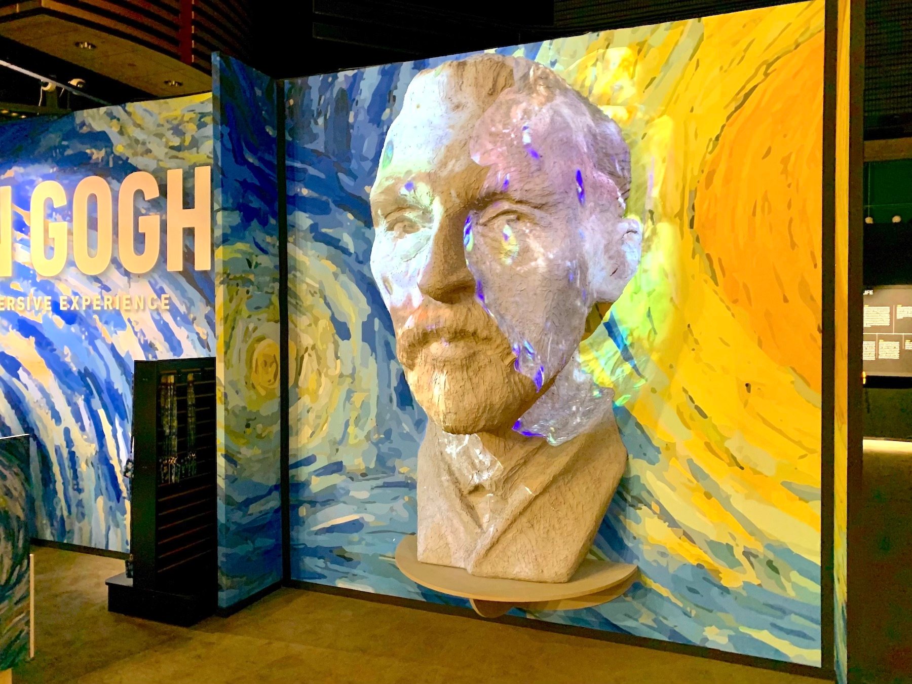 Gogh immersive exhibit denver brosilow upsides explains downsides