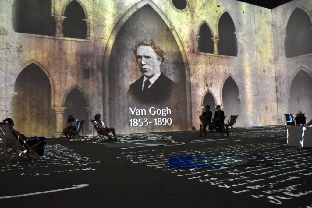 Inside "Van Gogh: The Immersive Experience." Photo by Ben Davis.