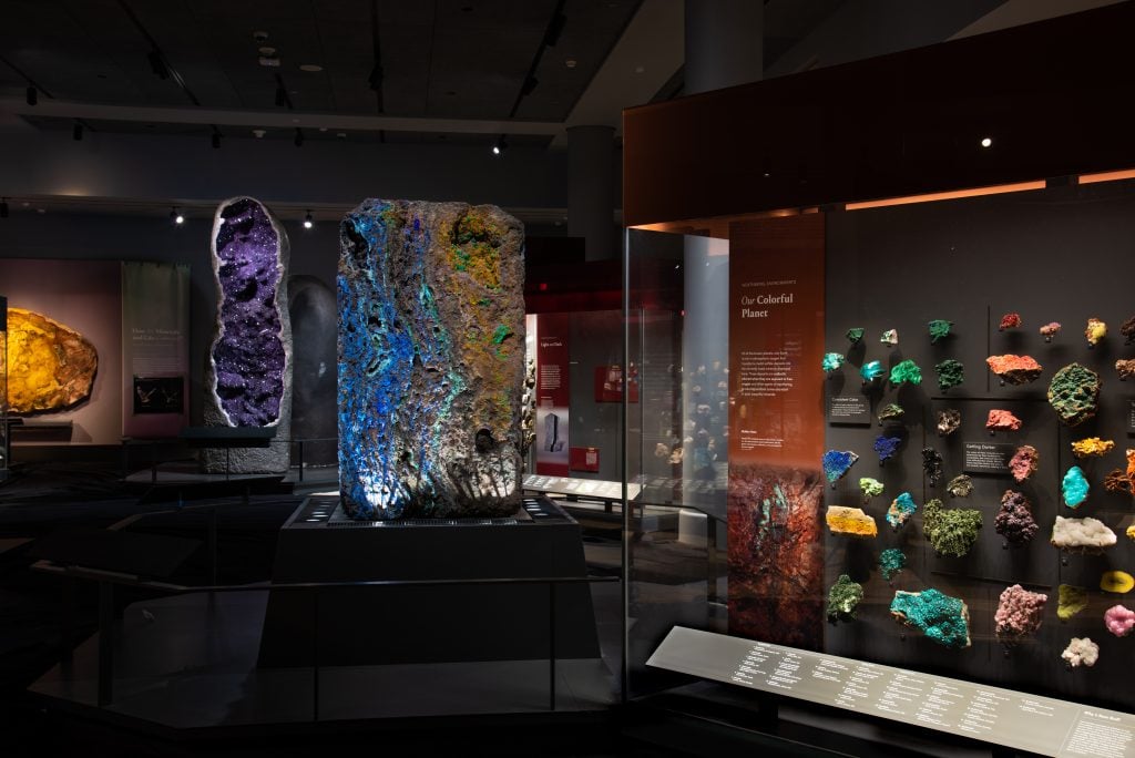 The Halls of Gems and Minerals at the American Museum of Natural History. Photo by D. Finnin, ©American Museum of Natural History.