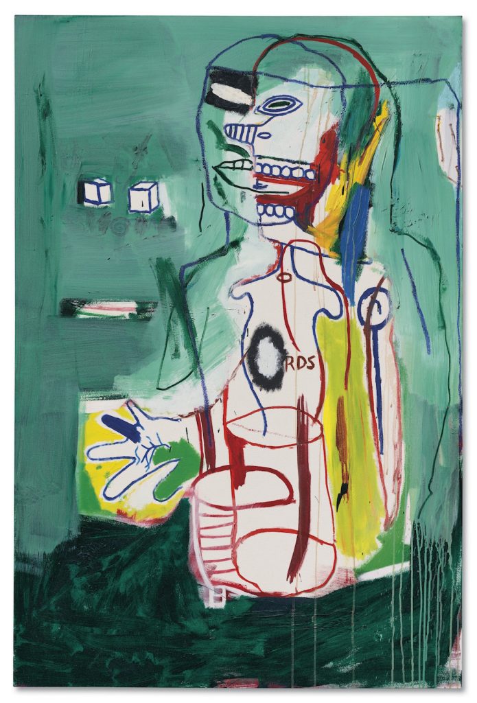 Jean-Michel Basquiat Untitled(1984). Image courtesy Christie's.
