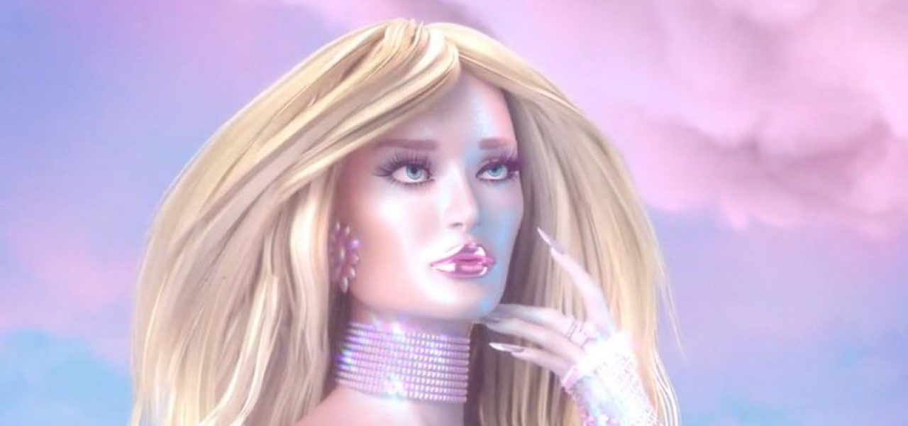Paris Hilton and Blake Kathryn, ICONIC CRYPTO QUEEN. Courtesy of the artists.