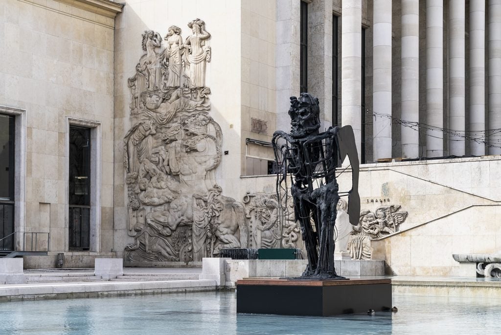 Installation view "Almost Human" at Musée d’Art Moderne de la Ville de Paris in 2019. Photo credit: Pierre Antoine