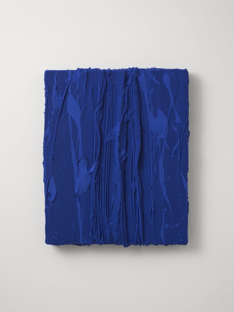 Jason Martin, "Untitled (Ultramarine blue)" (2021). Photo courtesy Lisson Gallery.