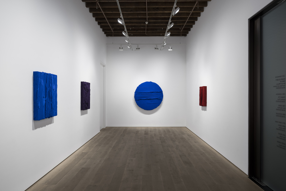 Installation view of Jason Martin's "Space, Light, Time" at Lisson Gallery. Photo courtesy Lisson Gallery.