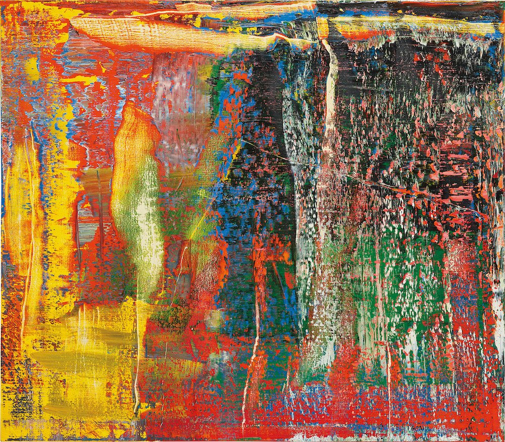 Gerhard Richter, Abstraktes Bild (940-7), (2015). Image courtesy Phillips and Poly Auction.