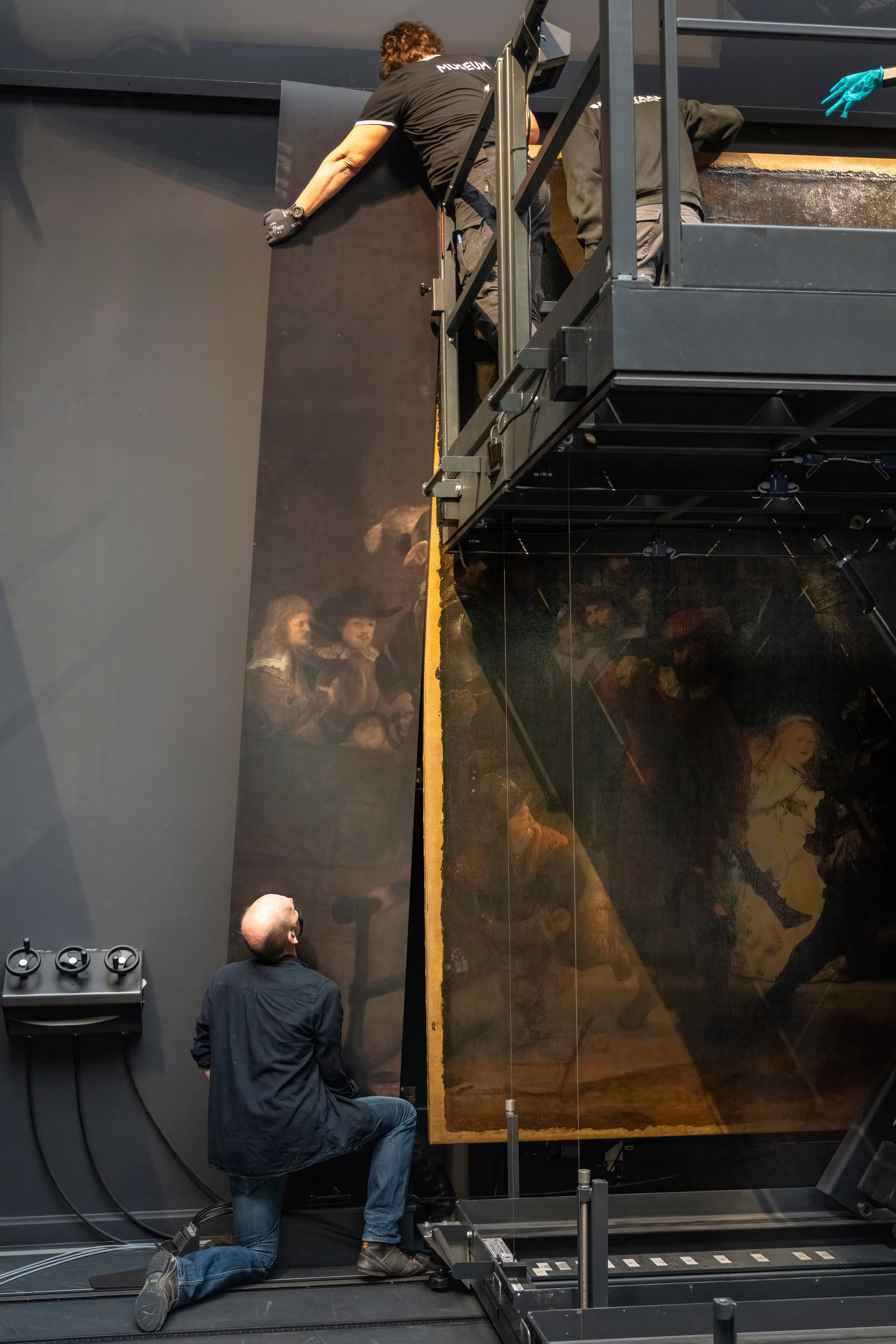 The process of reconstruction. Photo: Rijksmuseum/Reinier Gerritsen.