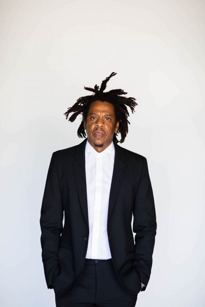 Jay-Z. Portrait by Raven B. Varona.