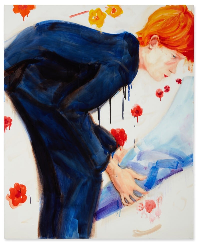 Elizabeth Peyton, Prince Harry (with Flowers) (1997). Courtesy of Sotheby's.