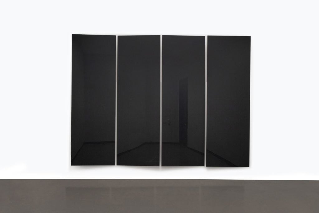 Gerhard Richter, Grauer Spiegel (Gray Mirror) (1992). Courtesy of Sotheby's.