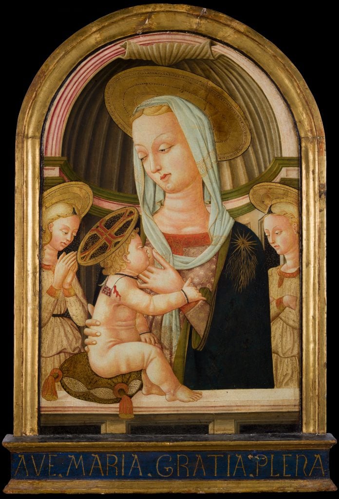 Neri di Bicci, Madonna With Child (1400s). Courtesy Worcester Art Museum.