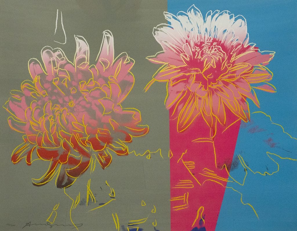 Andy Warhol, Kiku (1983). Courtesy of Shapero Modern.
