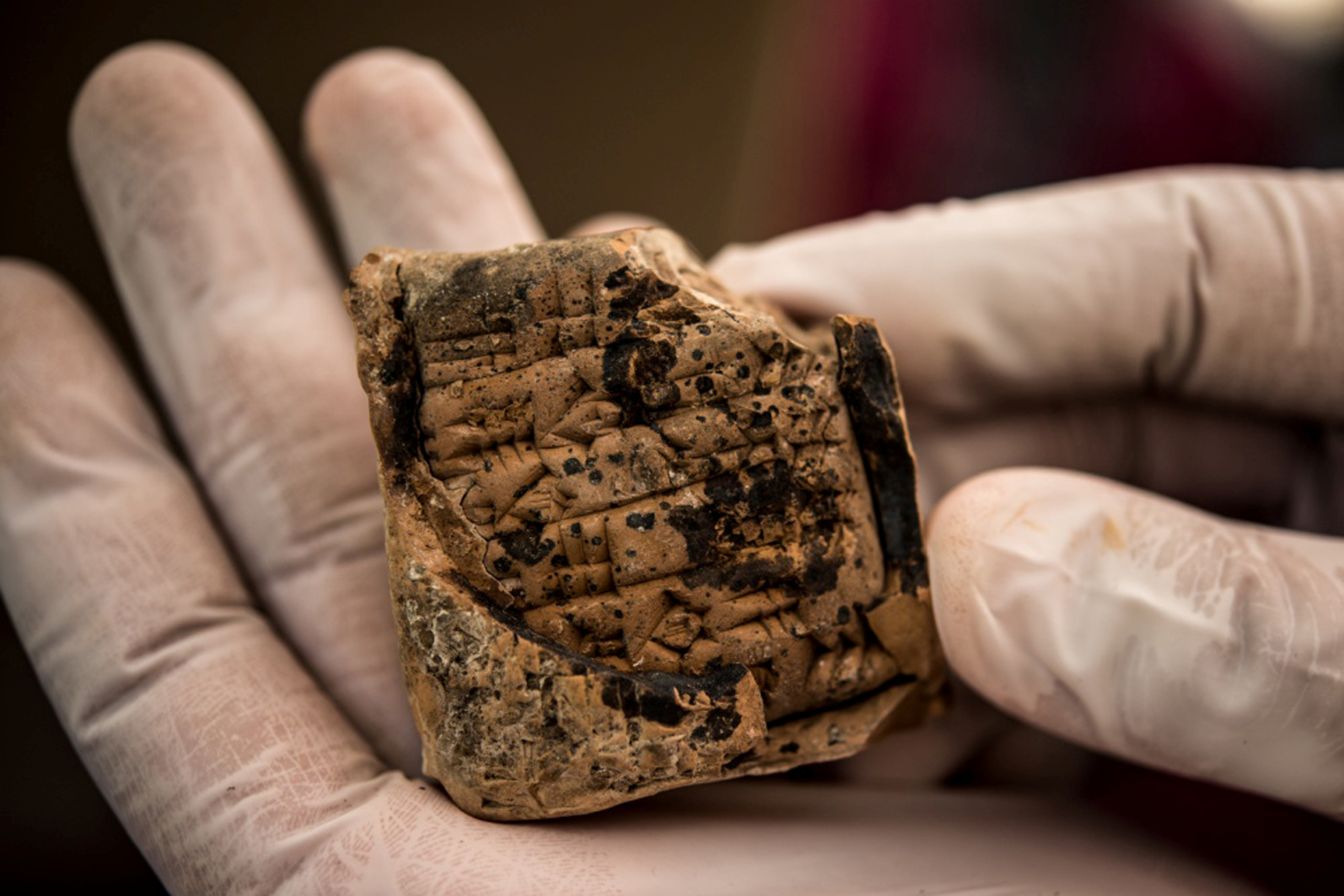 One of the thousands of looted ancient artifacts that Hobby Lobby returned to the Republic of Iraq. Photo courtesy of U.S. Immigration and Customs Enforcement.