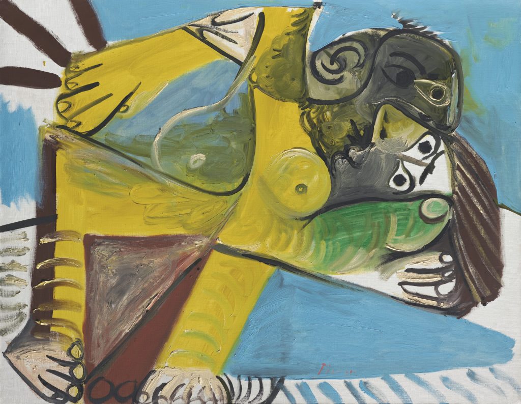 Pablo Picasso, <i>L'Étreinte</i> (1969). Courtesy of Christie's Images, Ltd.