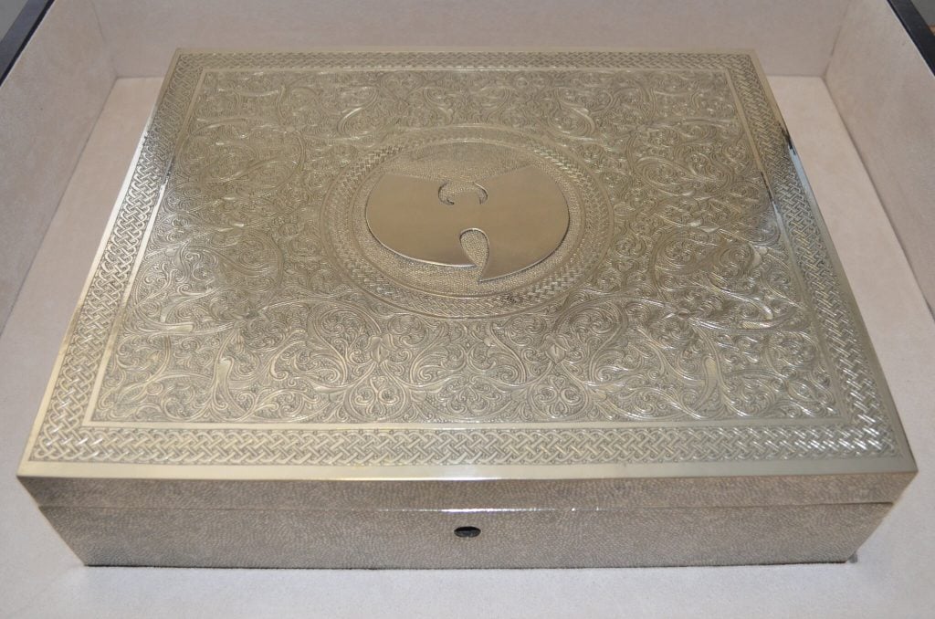 The one known copy of the Wu-Tang Clan album Once Upon a Time in Shaolin has been sold to a new owner after being seized by the government. Photo by the United States Marshals Service.