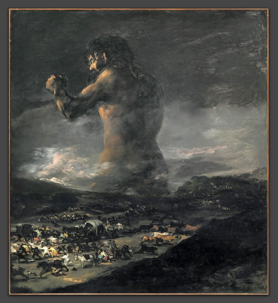 Francisco Goya, 'The Colossus (ca. 1818–1825). Courtesy of Museo Nacional del Prado, Madrid.