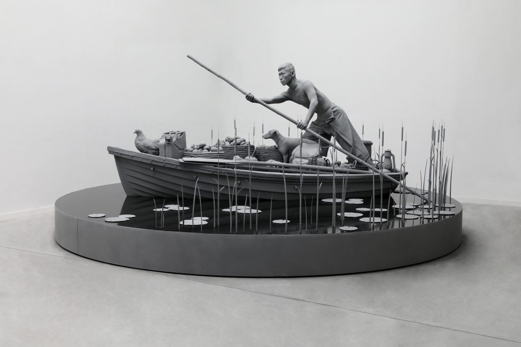 Hans Op de Beeck, The Boatman (2020). Courtesy of Galleria Continua.