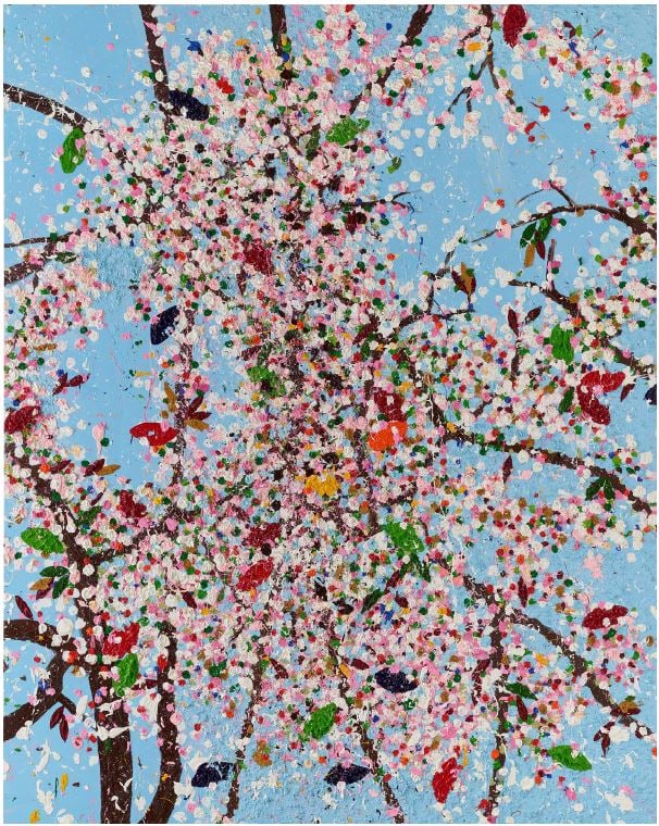 Damien Hirst, "Excitement's Blossom" (2020). Photographed by Prudence Cuming Associates. © Damien Hirst and Science Ltd. All rights reserved, DACS 2021