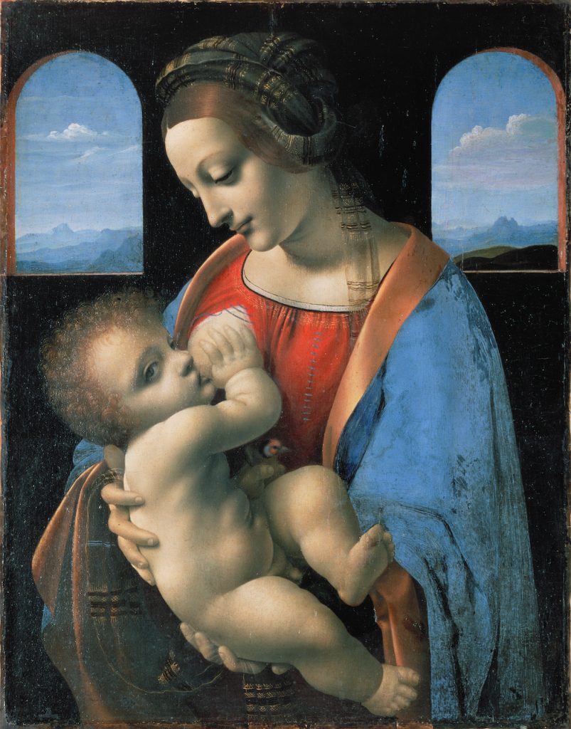 Leonardo da Vinci, <i>Madonna Litta</i> (1490).