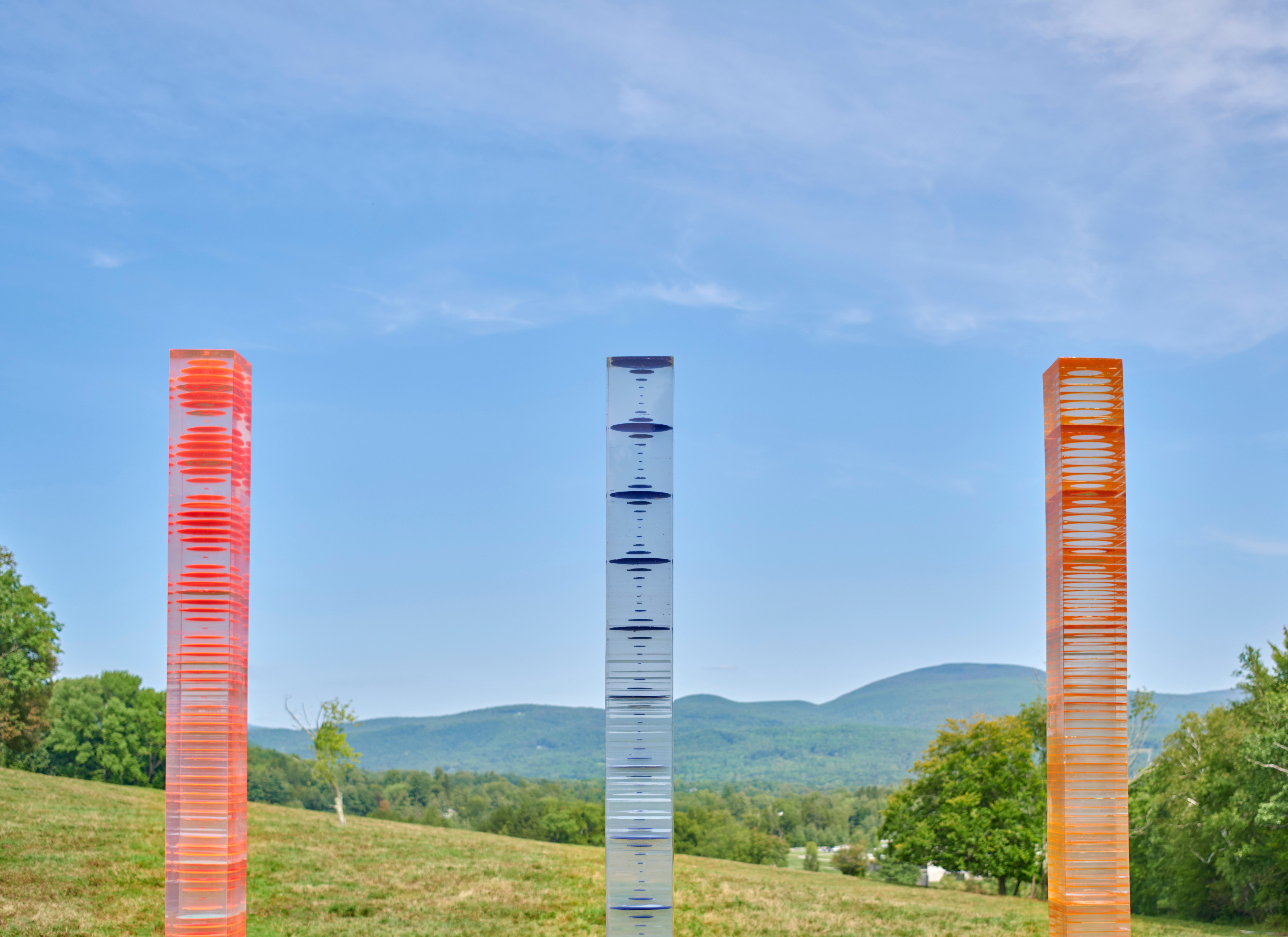 Eva Lewitt, "Resin Towers" (2020). Photo courtesy of the artist and VI, VII, Oslo. Photo: Thomas Clark.