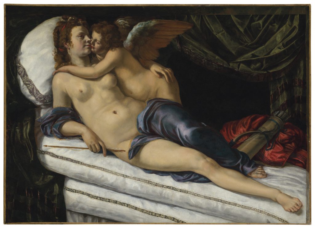 Artemisia Gentileschi, <i>Venus and Cupid</i>. Courtesy Christie's Images Ltd. 2021.