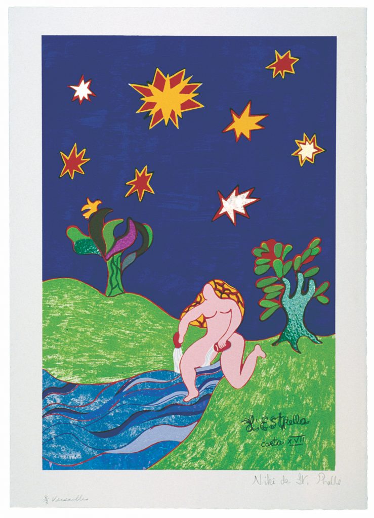 Niki de Saint Phalle, <i>L'Estrella Carta No. XVII (The Star)</i>, 1997. © 2021 Niki Charitable Art Foundation.