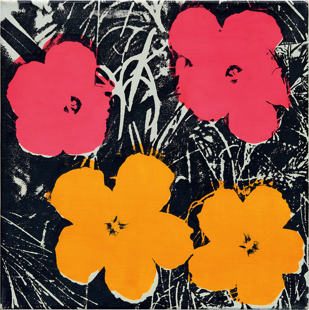 Andy Warhol Flowers (1964-65). Image courtesy Phillips.
