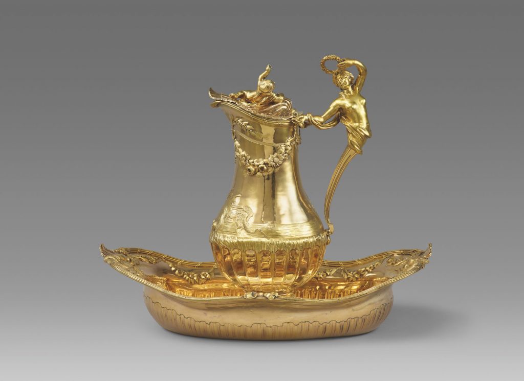 Golden Jug given by Louis XV to his Mistress €1.2 million. Courtesy Lempertz.