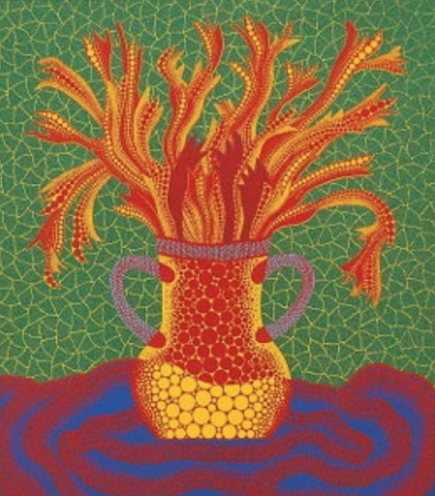 Yayoi Kusama, Flowers C (2005). Courtesy of Pop and Contemporary Fine Art.