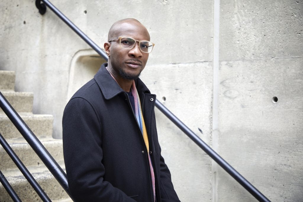 Author and photographer Teju Cole, whose latest book, Golden Apple of the Sun combines quiet, focused still life pictures of his kitchen with a sustained and searing written reflection on the trials and sorrows of 2020. Photo: Maggie Janik.