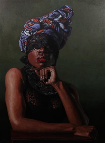 Idowu Oluwaseun, Mapelola ( revisit ) (2021). Courtesy of Reiners Contemporary Art.