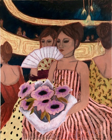 Larissa Lockshin, Gala (2020). Courtesy of Galería Pelaires.