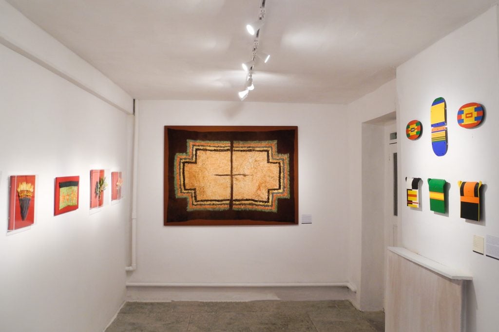 Installation view of "Continuities: 2000 Years of Abstract Art" 2021. Courtesy of Paul Hughes Fine Arts. Photographs by 36 NINE Projects.