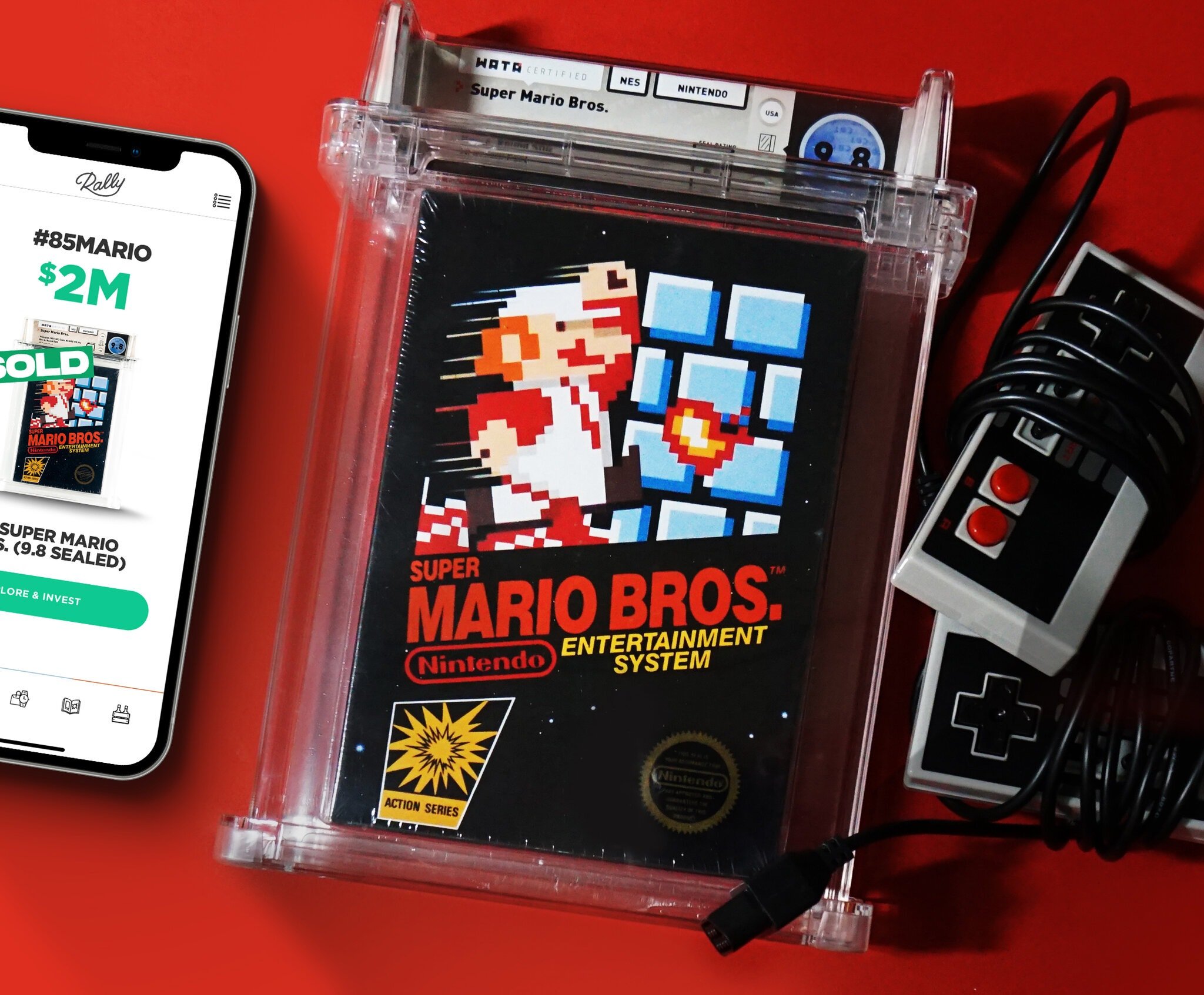 Unopened Super Mario Bros. game from 1986 sells for $660,000