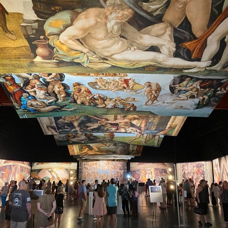 "Michelangelo’s Sistine Chapel: The Exhibition." Photo courtesy of See Global Entertainment. 