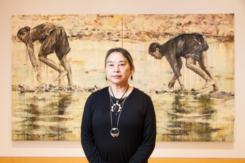 Hung Liu. Photo by Paul Andrews, courtesy of the Kemper Museum of Contemporary Art.
