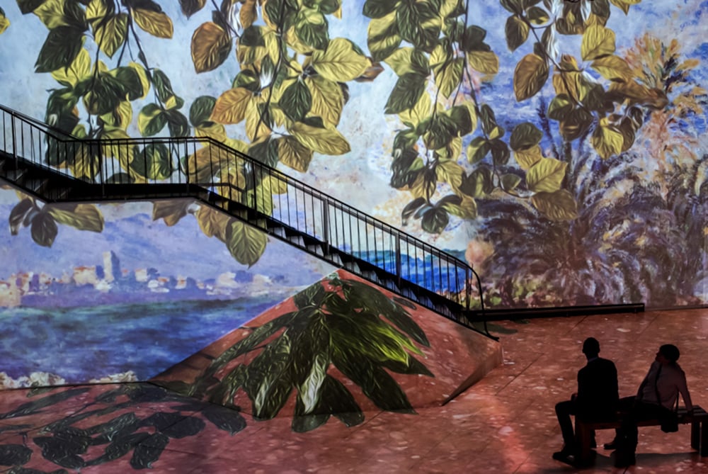 "Monet: The Immersive Experience" in Brussels. Photo courtesy of Exhibition Hub and Fever.