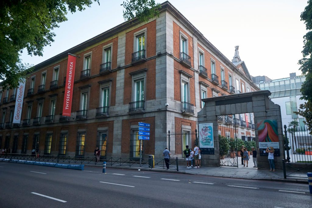 Villahermosa Palace, home of the Thyssen-Bornemisza National Museum, on 24 July, 2021 in Madrid, Spain. Photo By Jesus Hellin/Europa Press via Getty Images.