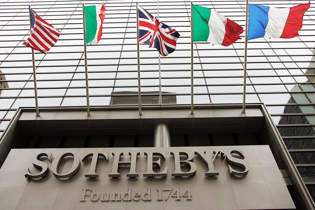 Sotheby's in New York City. Photo: Michael Nagle/Getty Images.