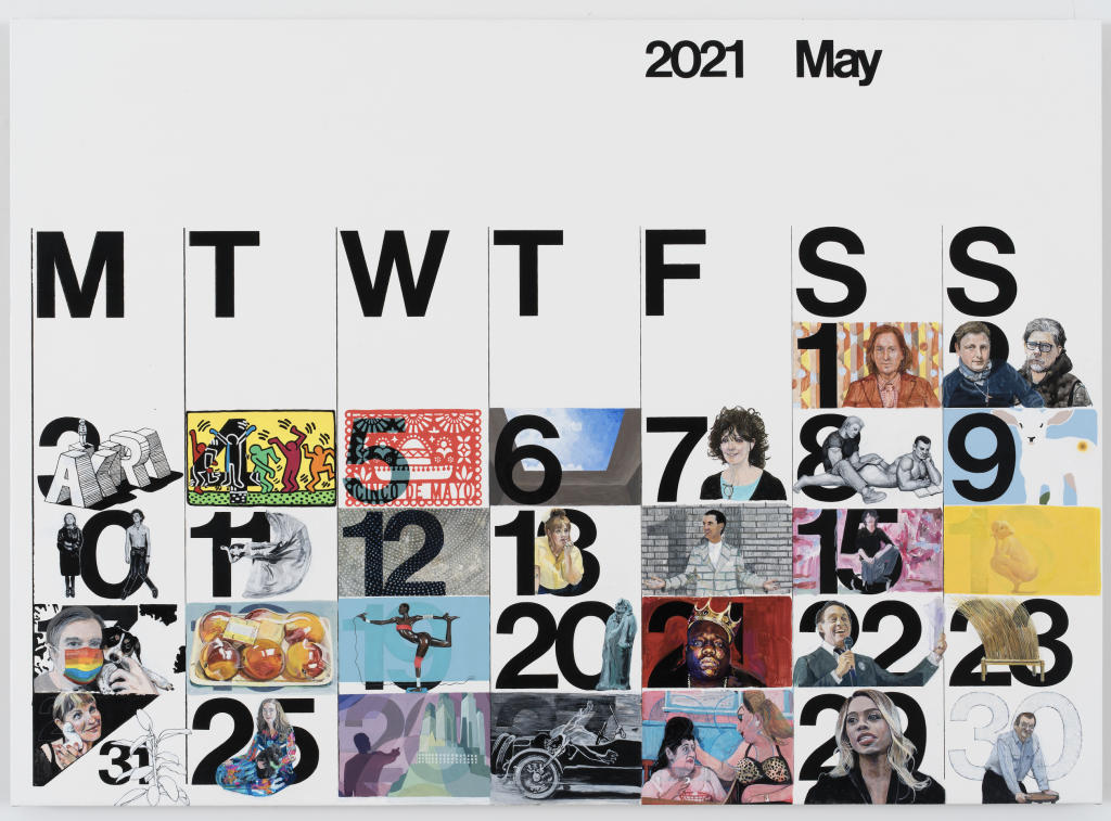 Rob Pruitt, <i>Studio Calendar 2020</i> (2020). Courtesy of the artist and 303 Gallery.