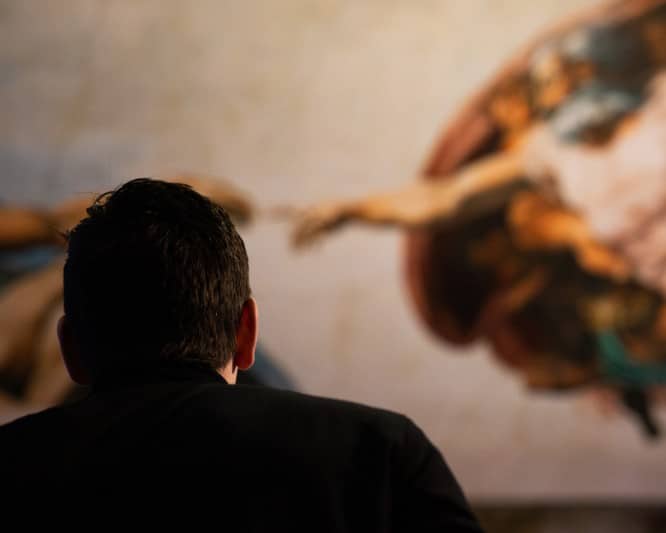 "Michelangelo’s Sistine Chapel: The Exhibition." Photo courtesy of See Global Entertainment. 