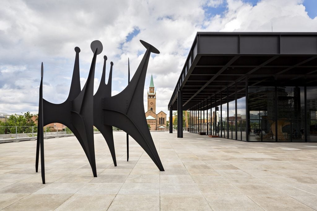 Alexander Calder from the exhibition "Minimal / Maximal" at the Neue Nationalgalerie Berlin.