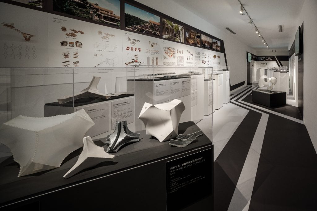 Installation view, "ZHA Close Up: Work and Research" at MAM Shanghai. Photo: Liang Xue.