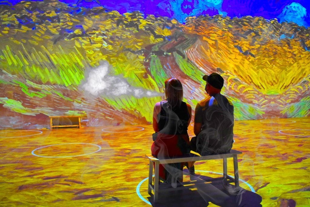 Artists rendering of Immersive Van Gogh pot experience.