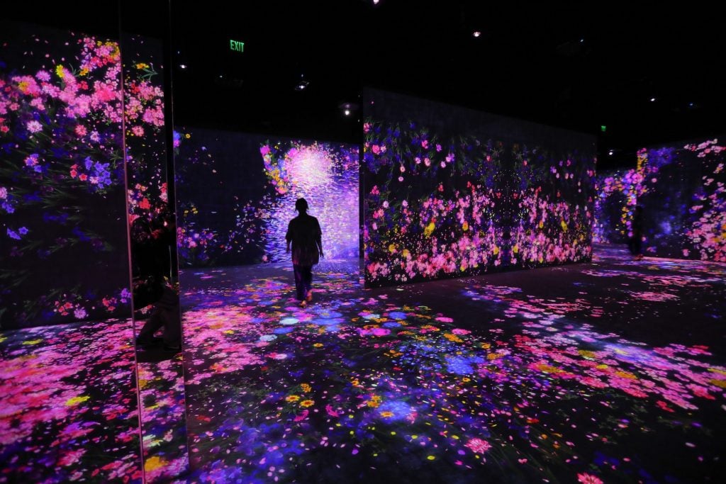 "teamLab: Continuity" at the Asian Art Museum, San Francisco. Photo by Liu Yilin/Xinhua via Getty Images.