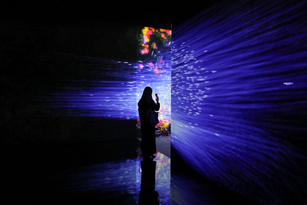 "teamLab: Continuity" at the Asian Art Museum, San Francisco. Photo by Liu Yilin/Xinhua via Getty Images.