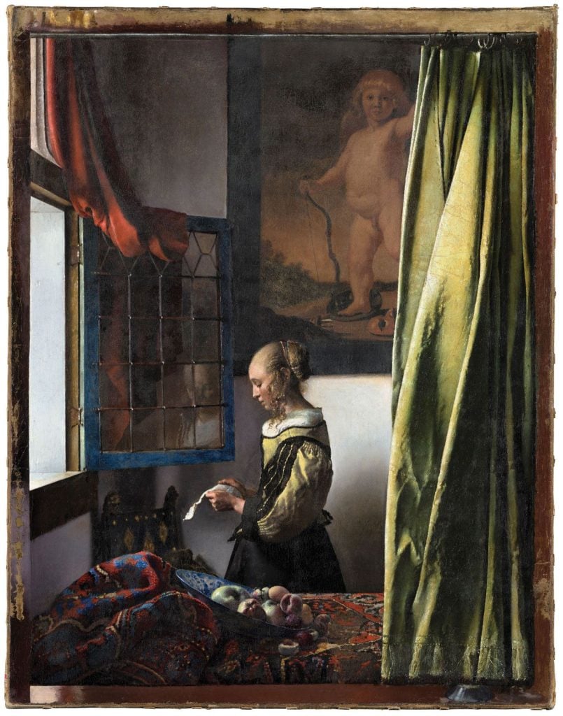 Johannes Vermeer, Girl Reading a Letter at the Open Window (1657-59). © Gemäldegalerie Alte Meister, Staatliche Kunstsammlungen Dresden. Photo: Wolfgang Kreische.