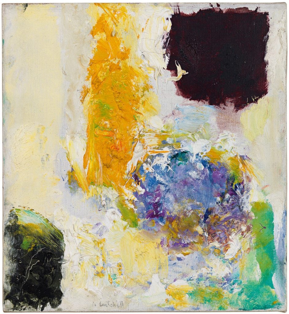 Joan Mitchell, <em>Untitled</em> (1973). Photo by Brian Buckle; private collection; ©estate of Joan Mitchell.