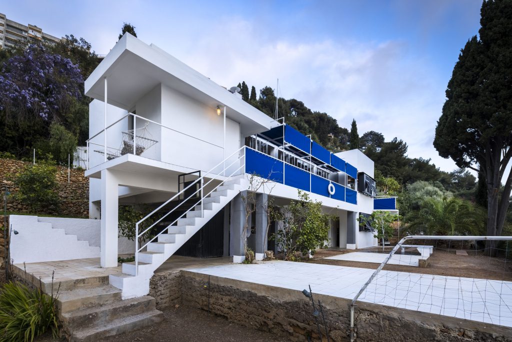 Eileen Gray's Villa E-1027, a newly restored on the Cote d'Azur. Photo by Manuel Bougot.